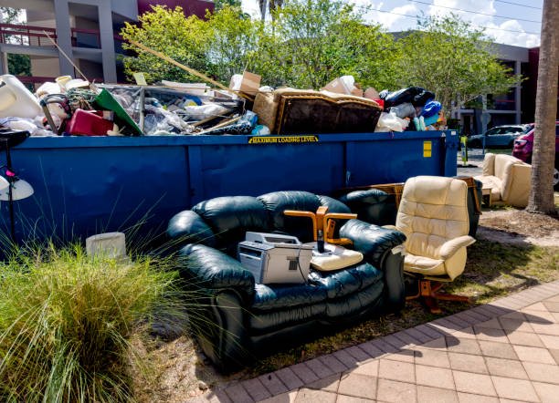 residential garbage dump area